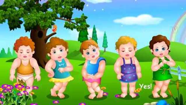 Chubby Cheeks Rhyme with Lyrics and Actions  English Nursery Rhymes Cartoon Animation Song Video