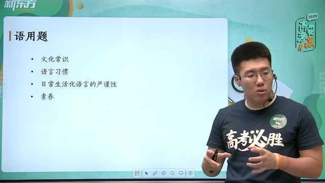 2020年高考语文北京卷解析(3):语用题考察部分