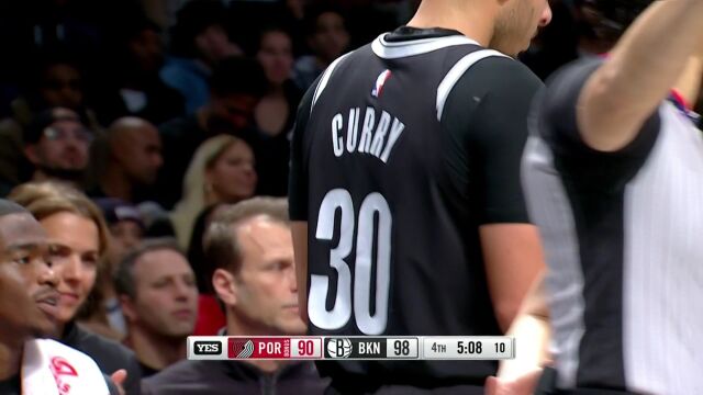 NBA常规赛：开拓者vs篮网第4节中文解说回放