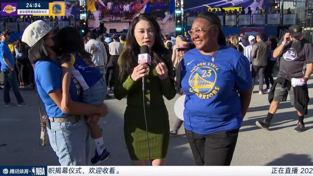 还是你会挑人！前方记者孟超同时采访格林和普尔球迷