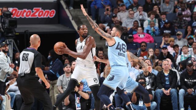 杜兰特vs灰熊集锦 得分榜进入前20 生涯之夜空砍37分