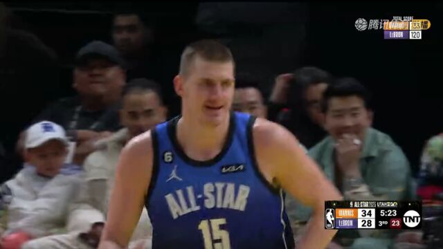 NBA全明星正赛：勒布朗队vs扬尼斯队第3节英文原声回放