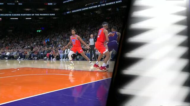 NBA常规赛：雷霆vs太阳第2节英文原声回放