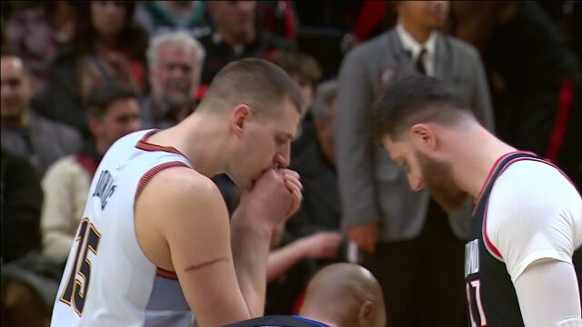 NBA常规赛：掘金vs开拓者中文解说全场回放