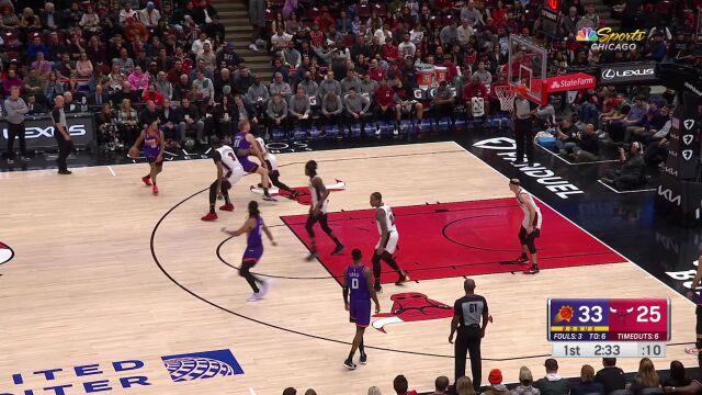 太阳125-104公牛 杜兰特里程碑之夜太阳大胜公牛