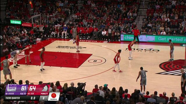 连续开火无解输出！国王轰出13-0进攻高潮扩大分差