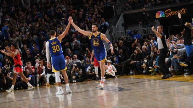 猛龙117-129勇士 库里35+7+11末节拉开分差