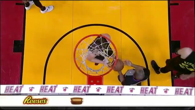 NBA常规赛：爵士vs热火第4节英文原声回放