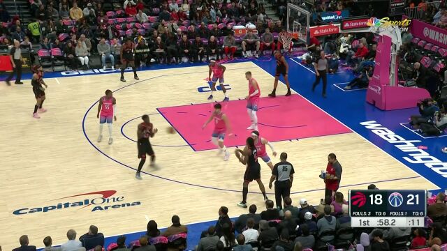 NBA常规赛：猛龙vs奇才中文解说全场回放
