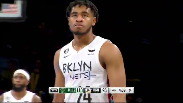 NBA常规赛：雄鹿vs篮网第4节中文解说回放