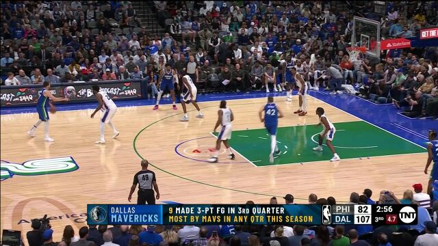 76人vs独行侠第3节中文解说回放