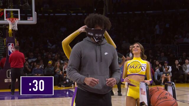 NBA常规赛：独行侠vs湖人英文原声全场回放