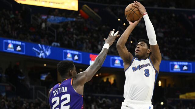 八村垒vs太阳集锦 手感火热13中11砍下30+5