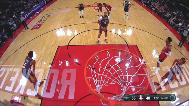  NBA常规赛：鹈鹕vs火箭第2节中文解说回放