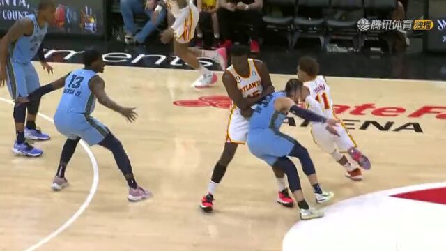 灰熊vs老鹰第3节中文解说回放