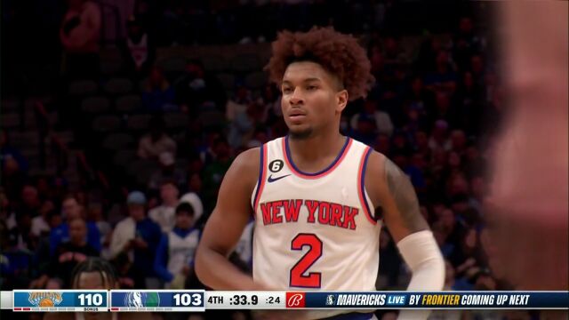 尼克斯vs独行侠第4节英文原声回放