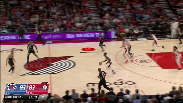 NBA常规赛：快船vs开拓者中文解说全场回放
