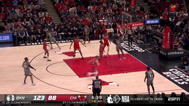 回顾篮网vs公牛交战记录 杜欧欲率队冲击13连胜