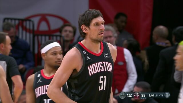NBA常规赛：马刺vs火箭第4节英文原声回放