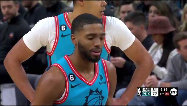 NBA常规赛：独行侠vs太阳第4节中文解说回放