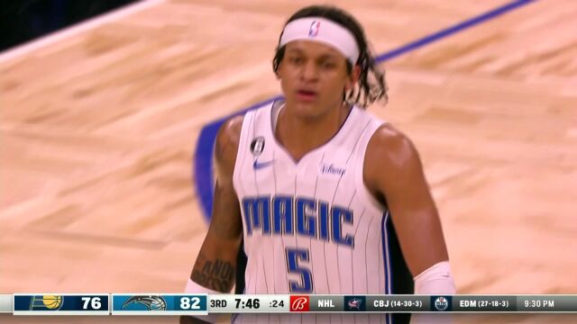 NBA常规赛：步行者vs魔术第3节中文解说回放