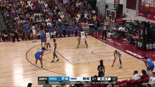 雷霆vs步行者英文原声全场回放