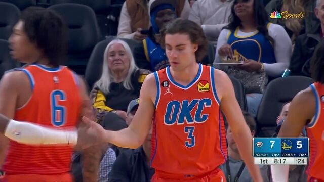 掀起青春风暴 吉迪利用身体强吃库明加打成2+1