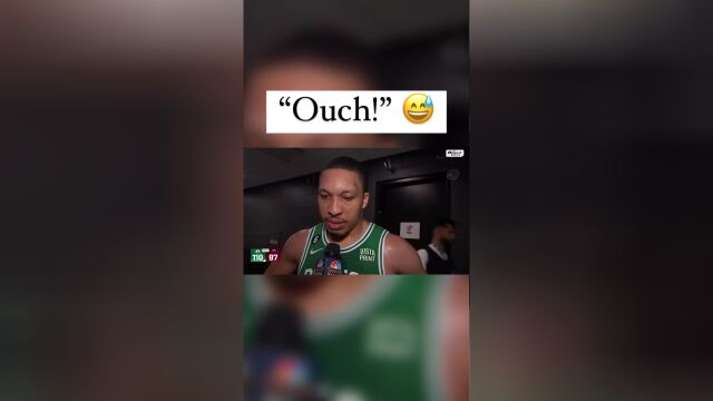 一脸娇羞！格威赛后接受采访 队友路过轮流给上爱的巴掌