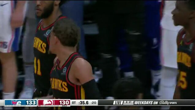 NBA常规赛：76人vs老鹰加时赛中文解说回放