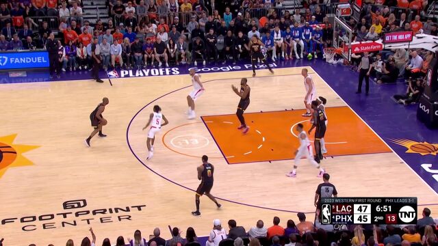 杀人诛心！保罗弧顶发牌艾顿迎着防守翻身跳投打成2+1