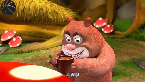 熊出没之熊熊乐园：一脸欣喜的小熊大，这里面会长出来什么东西呢？