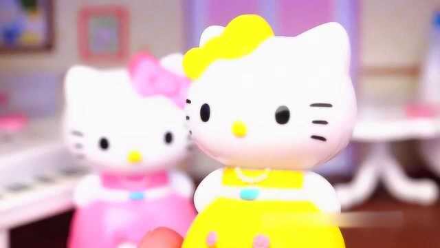 hello kitty凯特猫弹钢琴 幼儿好朋友用心聆听的宝宝故事