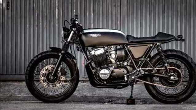 世界上最早的4冲程4气缸摩托车本田Honda CB750 Cafe Racer