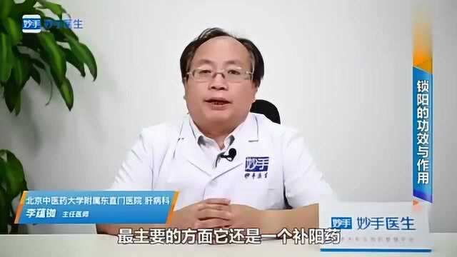 锁阳,男人的 “不老药”,有哪些功效?