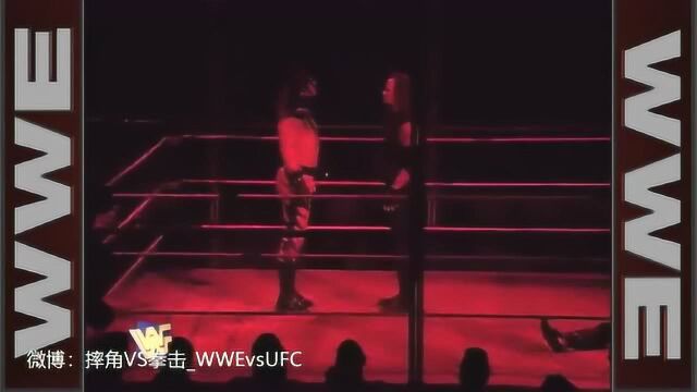 摔小辉WWE大型红色杀人机器KANE凯恩首秀WWF