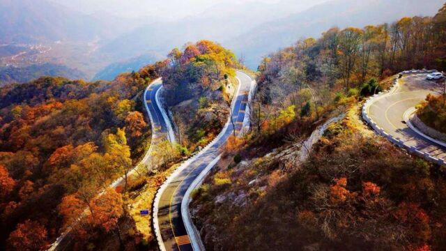 大别山腹地金寨县红岭公路,一起看安徽最美景色