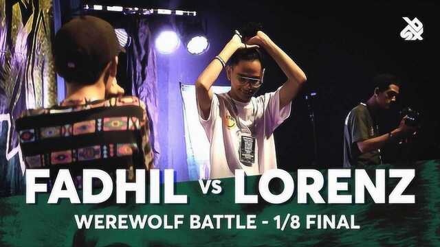 FADHIL vs LORENZ Werewolf Beatbox Championship 2018  1/8