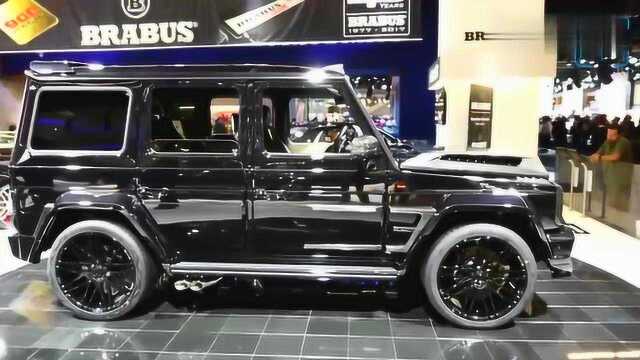 900马力的奔驰G65 AMG BRABUS G900 6.3 V12双涡轮增压测试