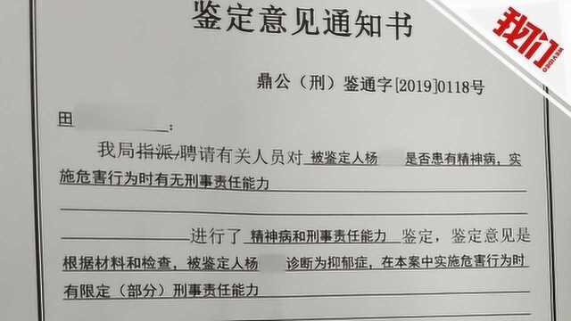 常德杀害滴滴司机大学生被鉴定患抑郁症 受害者家属不认可