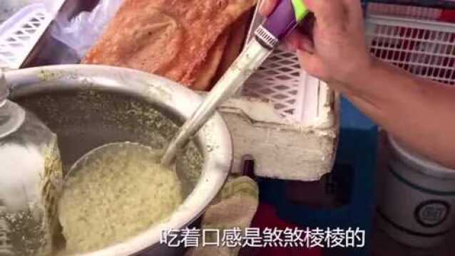 用小石磨磨出来的绿豆面做的天津煎饼果子比普通的好吃在哪呢