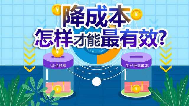 《央视财经V讲堂》 “降成本”,怎样才能最有效?