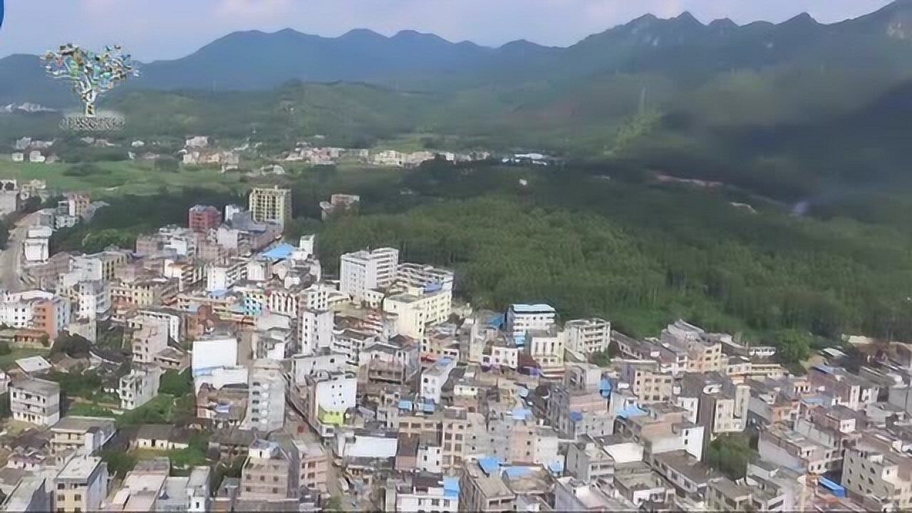 高清航拍,广西岑溪市安平镇美景,有路过的老乡吗?