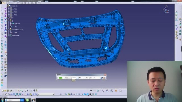 汽车设计软件CATIA讲解:CATIA创成式属性工具条第二讲