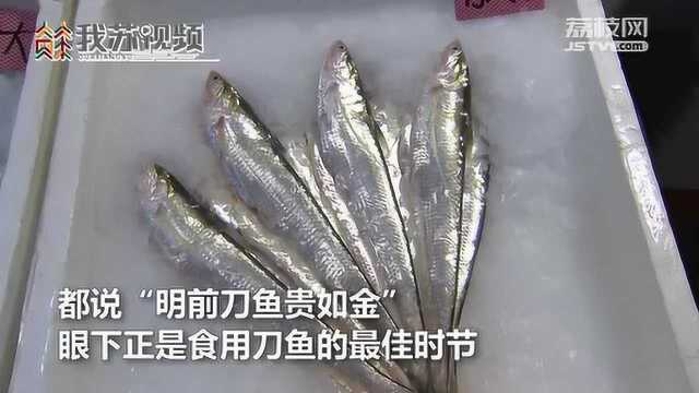 长江刀鱼禁捕海刀鱼上市 三两五以上售价两千八