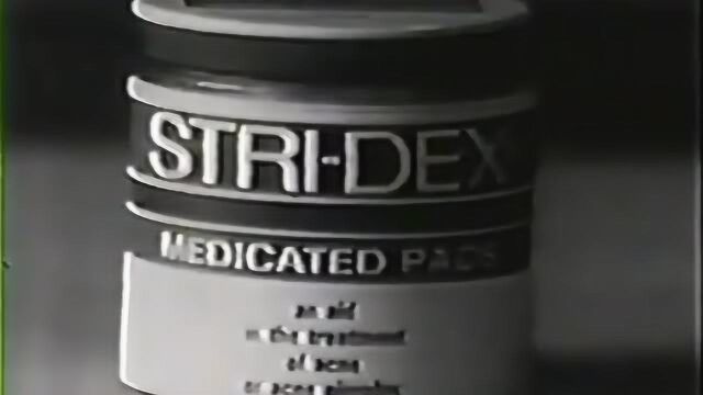 美国Stridex施颜适水杨酸棉片上世纪的魔性广告1968年