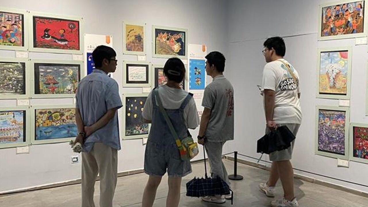 “一起”绘童心!第十五届海峡两岸少儿美术大展福州首展开幕