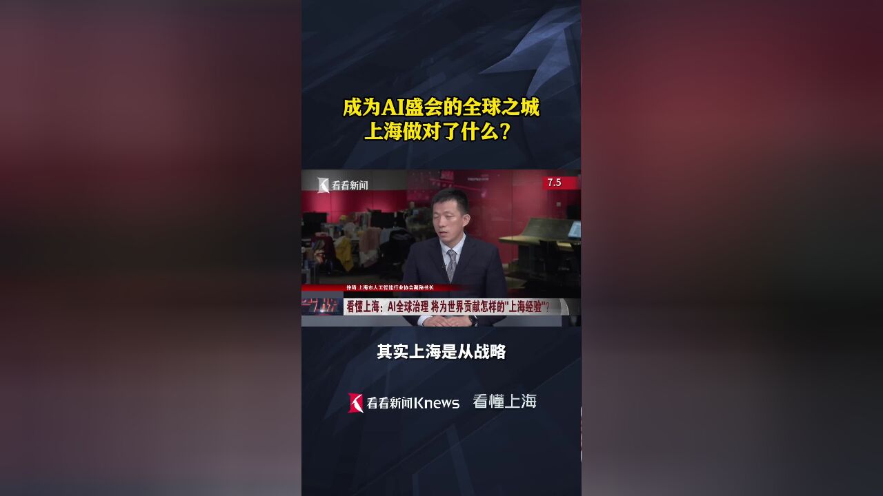 成为AI盛会的全球之城 上海做对了什么?