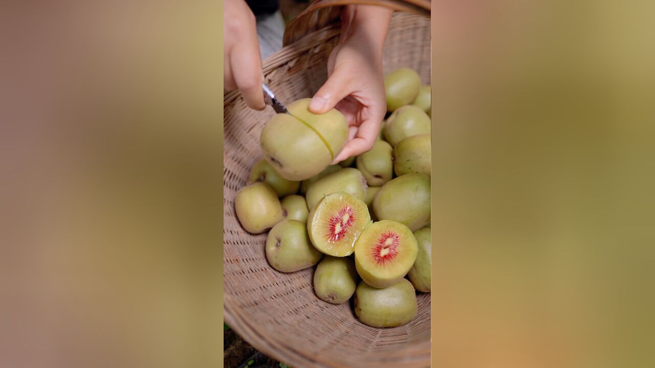 猕猴桃你喜欢怎么吃呢 我们贵州这种高山的红心猕猴桃,你吃过吗