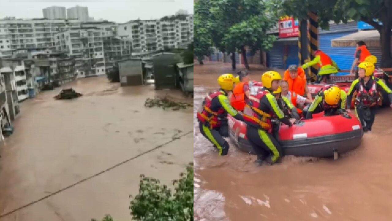 重庆万州遇暴雨致15死4失联,武警紧急驰援,巡逻员“喊楼”撤离