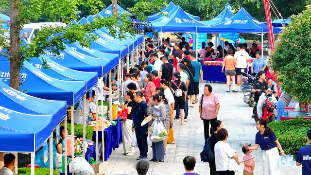 好农品泉水造!“泉水人家”走进华润中央公园扮靓“烟火生活”